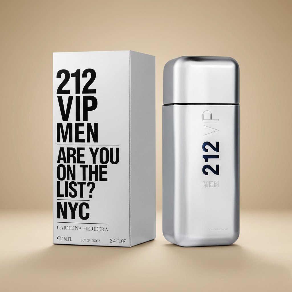 Carolina Herrera 212 Vip Men Are You On The List? Nyc Edt (Plata)